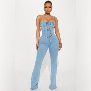 Play It Your Way Denim Jumpsuit